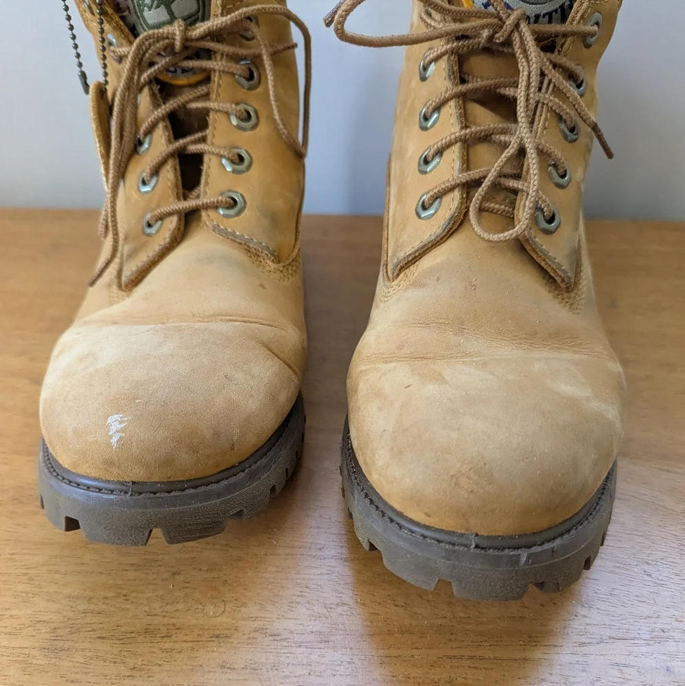 Vintage‎ Y2K Timberland Tan Construction Boots